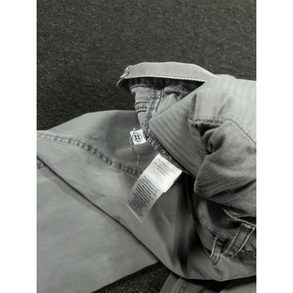 Faherty Stretch Terry‎ 5 Pocket Pants Men 35x31 Gray Slim Comfort Casual Preppy - Picture 5 of 8